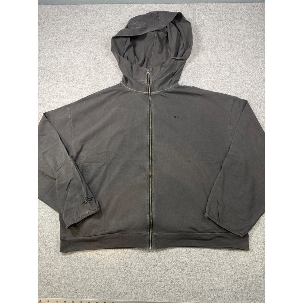 Yeezy Vultures Goyang Stadium Listening Experience Zip Hoodie Black Size 3